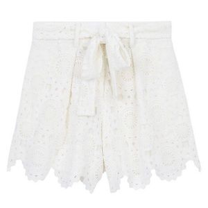 Maje Iochetine Guipure Lace Shorts